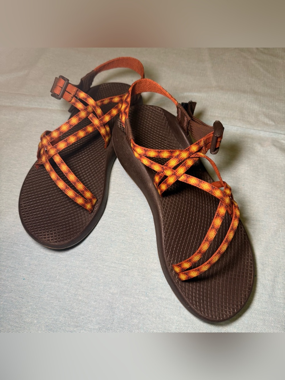 Chaco Women’s ZX2 Plaid Sandals Size 10 Boho Hiking Gorpcore Outdoor Water Shoes